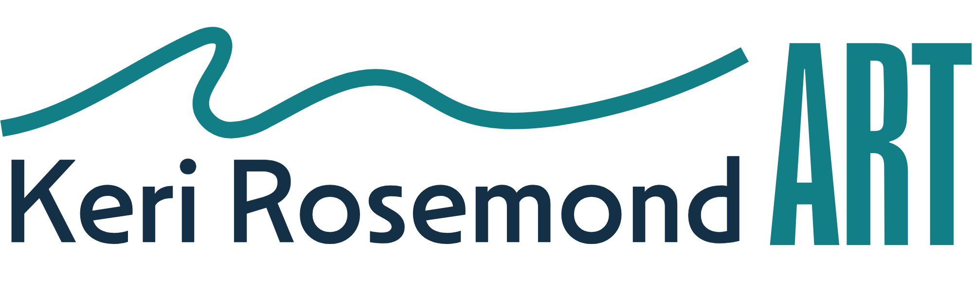 Keri Rosemond Art logo teal