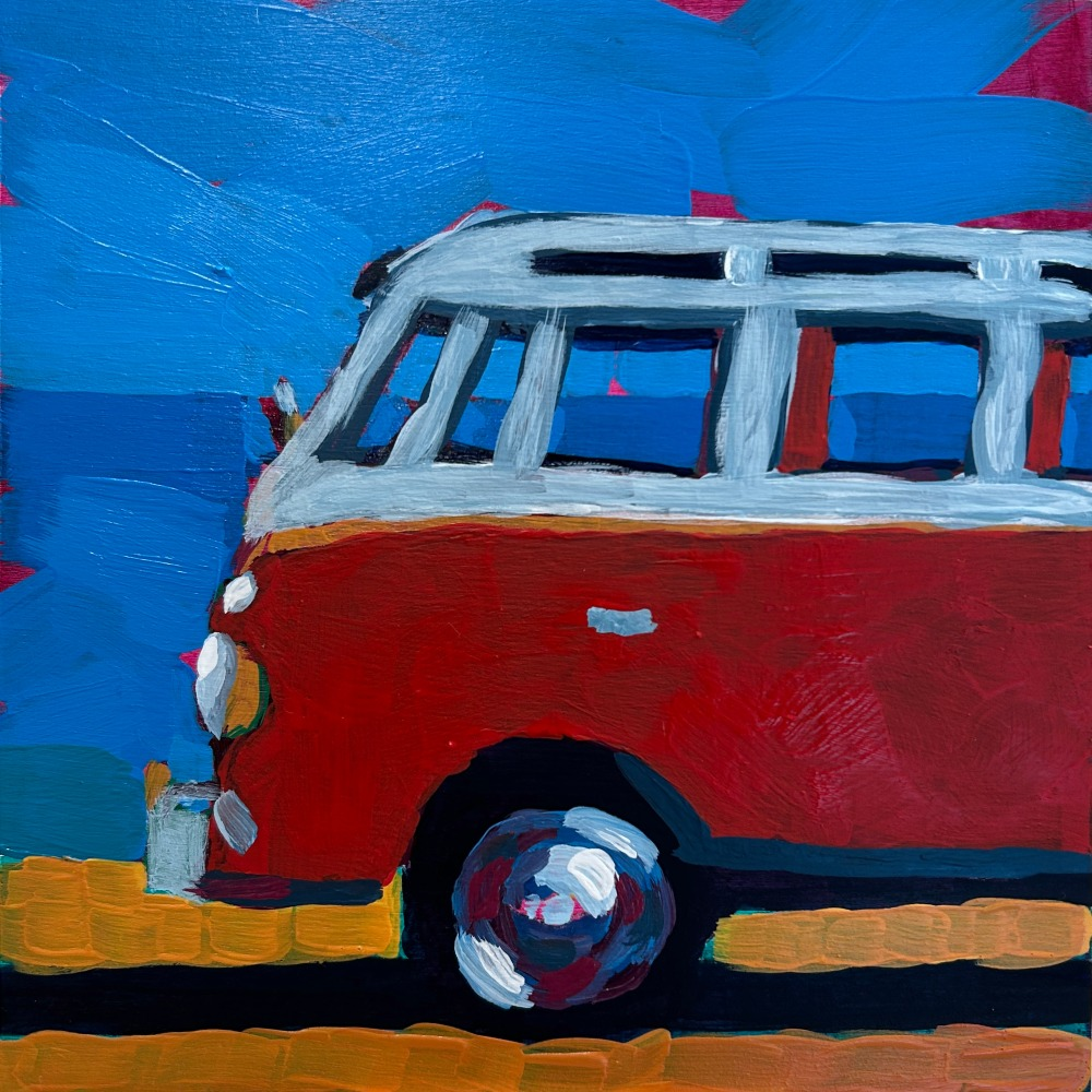 VW Bus from Fresh Paint